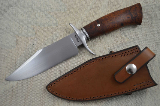 Lin Rhea, M.S. Compact Bowie, Desert Ironwood, Kenny Rowe Sheath (SOLD)