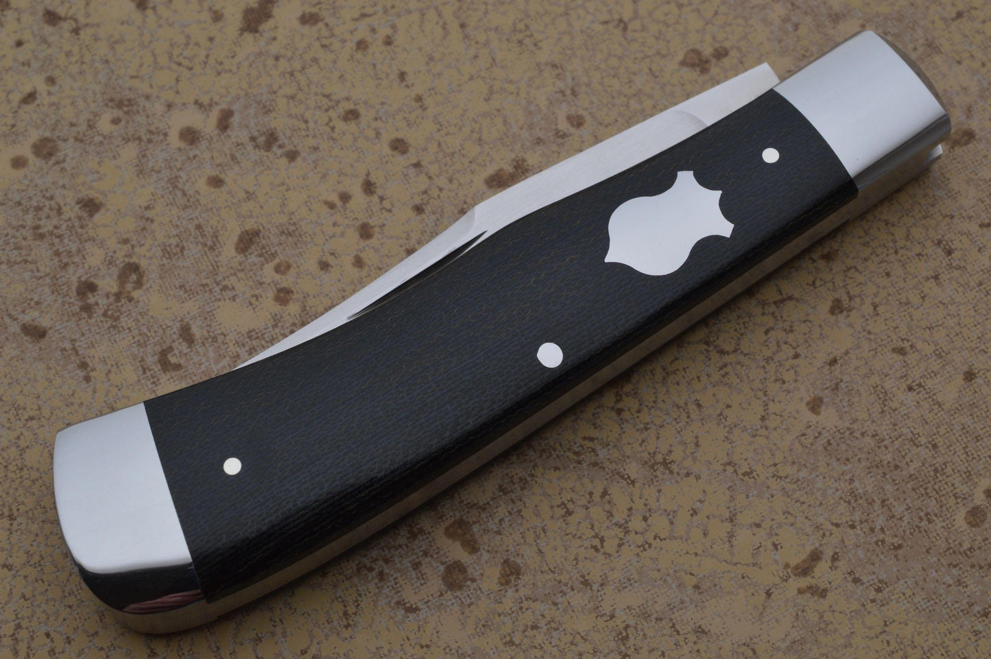 Tim Robertson Single Blade Trapper Slip-Joint Folding Knife