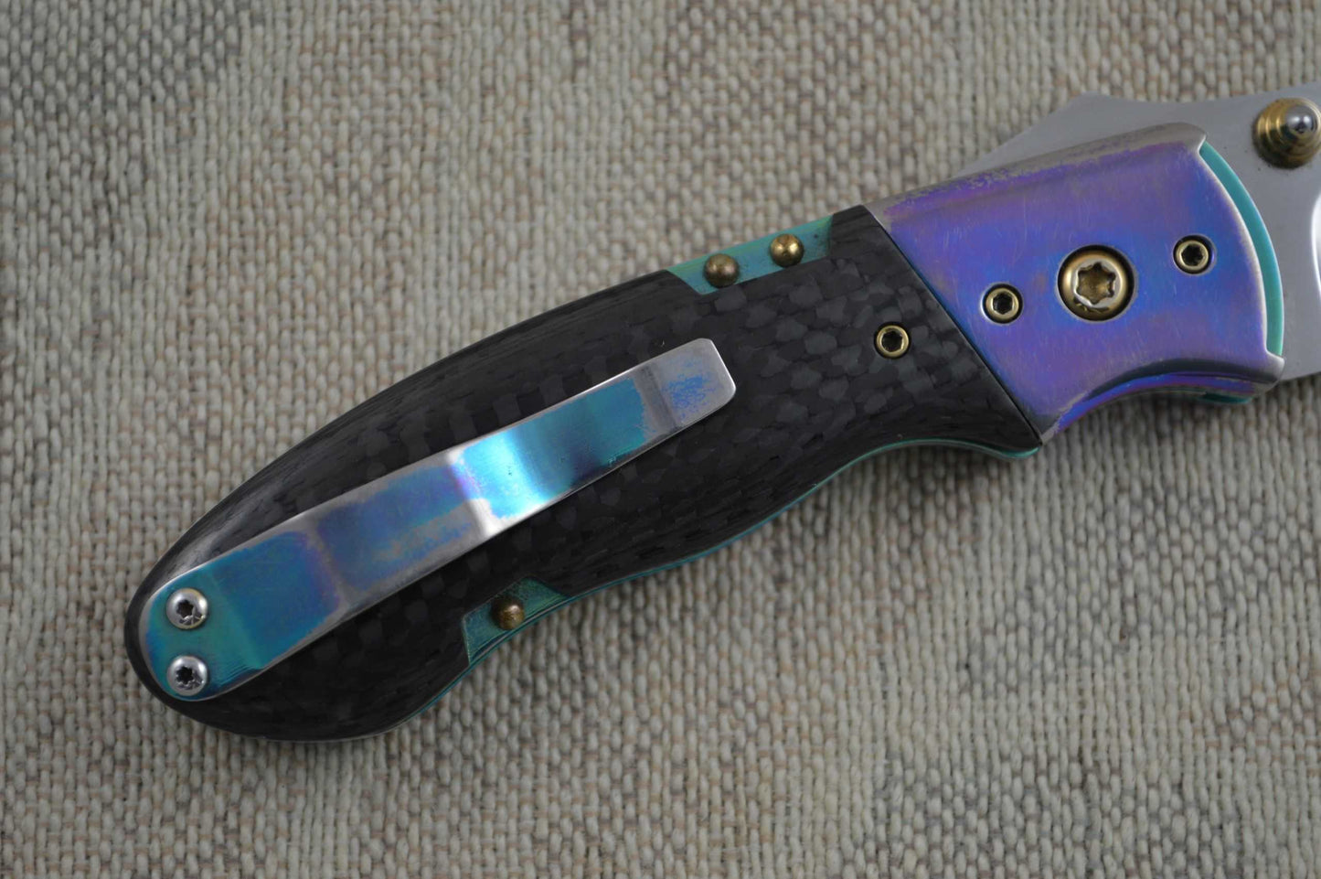 Alan Folts First Ultra Modern Folder, Talonite Blade, One Of A Kind! (SOLD)